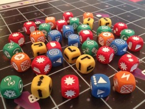 Space Cadets dice